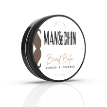 Load image into Gallery viewer, Man &amp; Chin Beard Balm - ALMOND - Man-and-chin