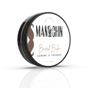 Man & Chin Beard Balm - ALMOND - Man-and-chin