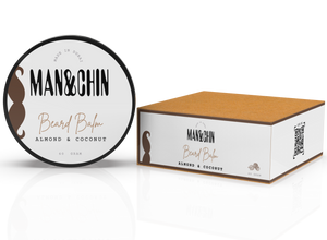 Man & Chin Beard Balm - ALMOND - Man-and-chin