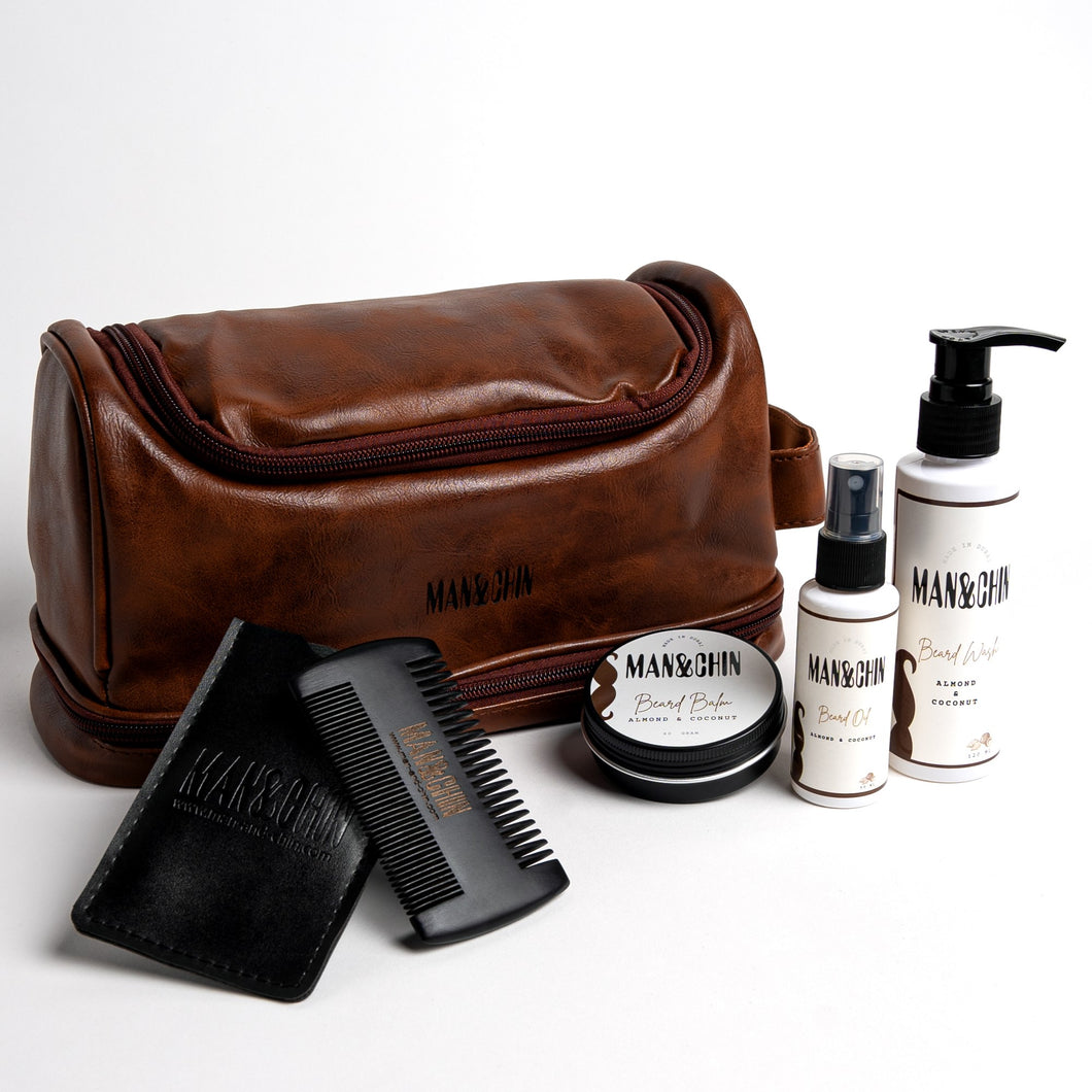 Man&Chin Beard kit - Growth - Man-and-chin