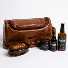 Load image into Gallery viewer, Man&amp;Chin beard kit - Sandalwood - Man-and-chin