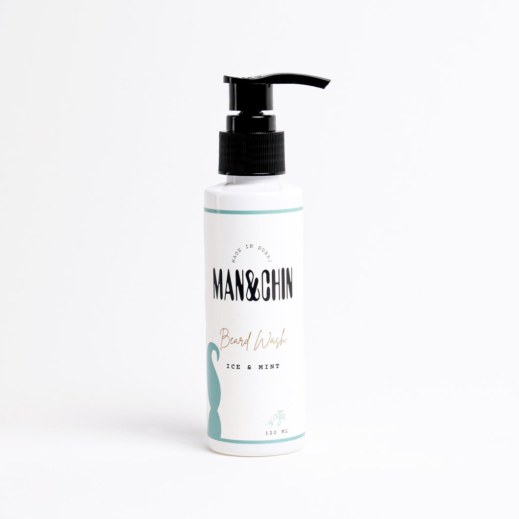 Man and Chin Beard Wash - Mint - Man-and-chin