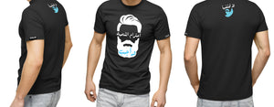 Bearded Tshirt - Respect Arabic احترام اللحية واجب - Man-and-chin