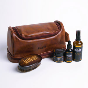 Premium - Beard Care Kit Black OUD - Man-and-chin