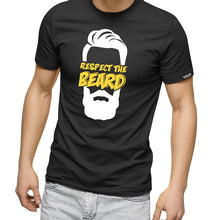 Load image into Gallery viewer, Bearded Tshirt - Respect the Beard - Man-and-chin